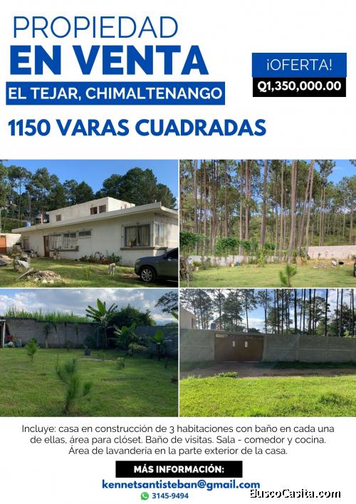 Hermoso terreno en venta en El Tejar, Chimaltenango.