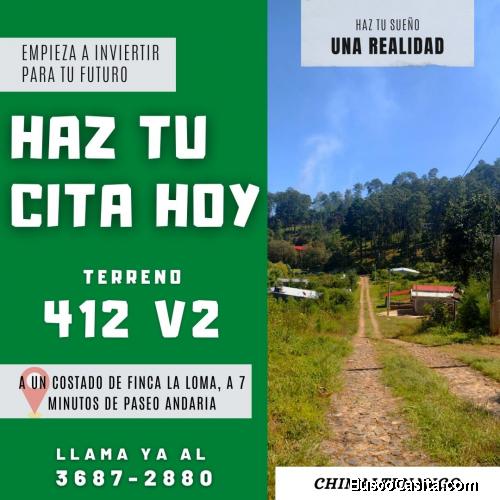 Llama ya y reserva tu terreno en Chimaltenango