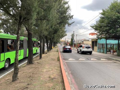 VENTA Terreno zona 7 carril sobre Auxiliar Periférico