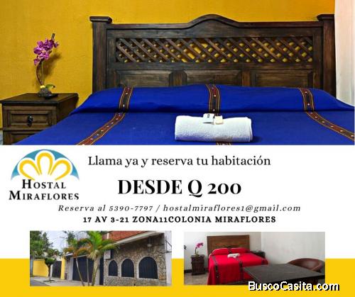 Ven a disfrutar de una espléndida estadía en Hostal Miraflores