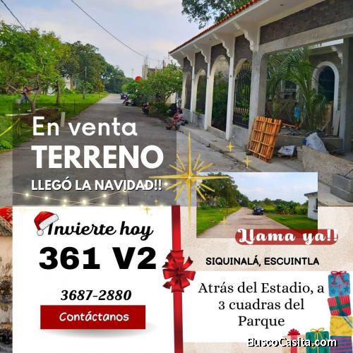 Llega navidad y ya tienes inmuebles a tu nombre en Siquinalá!?