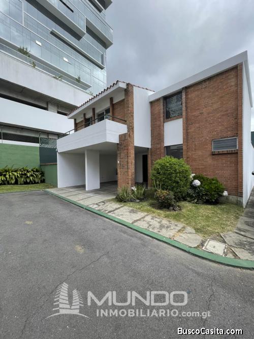 CASA EN RENTA EN ZONA 10  MUNDO INMOBILIARIO