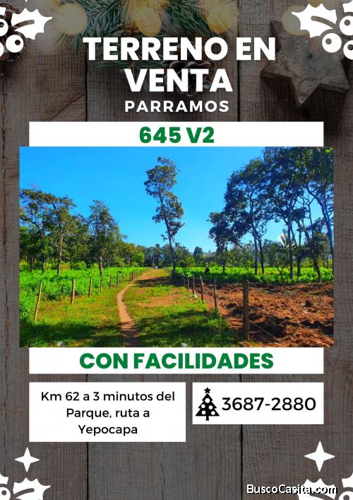 Ya enganchaste tu terreno en Parramos?