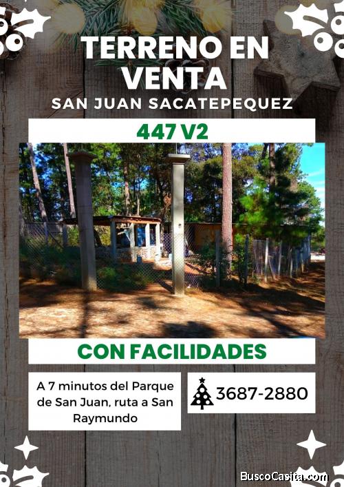 Ya enganchaste tu terreno en San Juan Sacatepequez?