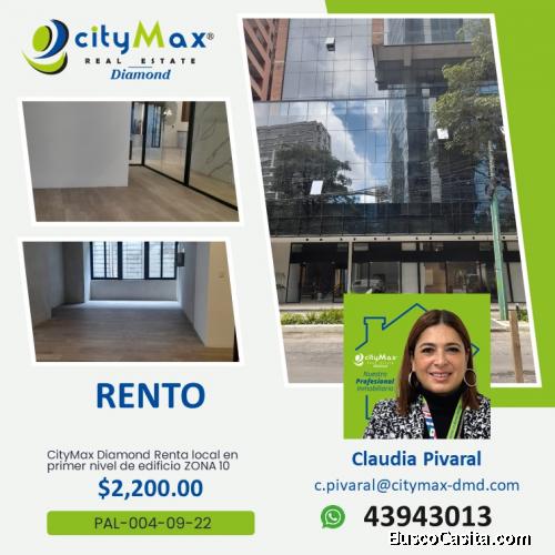 SE RENTA LOCAL COMERCIAL EN ZONA 10