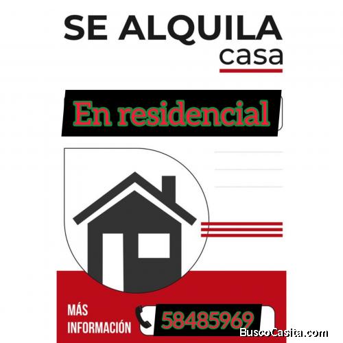 Casa en renta en residencial Los Alpes, san lucas SAC.