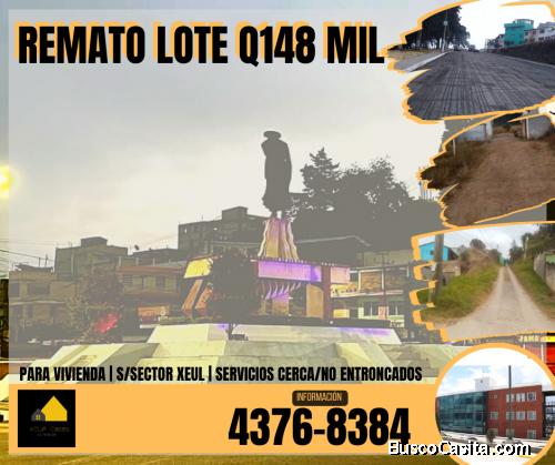 REMATO LOTE DE TERRENO CERCA AL NUEVO IGSS XELA Z.5  a minutos de rotonda la Marimba