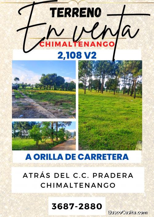 Invierte ya en Chimaltenango a orilla de carretera