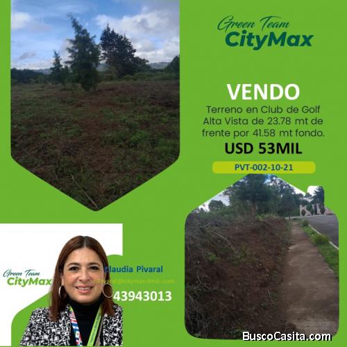 VENDO TERRENO EN SAN JOSE PINULA, ALTA VISTA