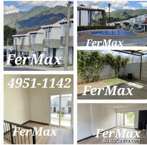 Se ALQUILA casa en San José Pinula,  de 3 dormitorios y Estudio 