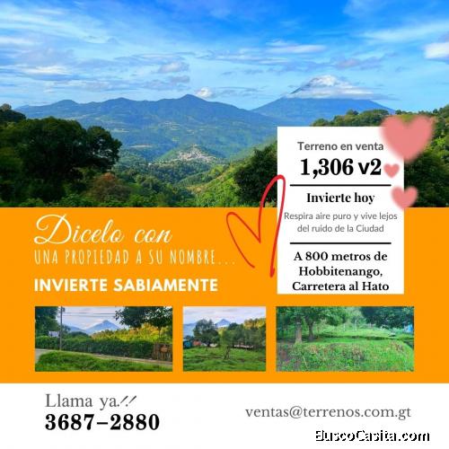 Regale amor, regale un terreno en Carretera al Hato