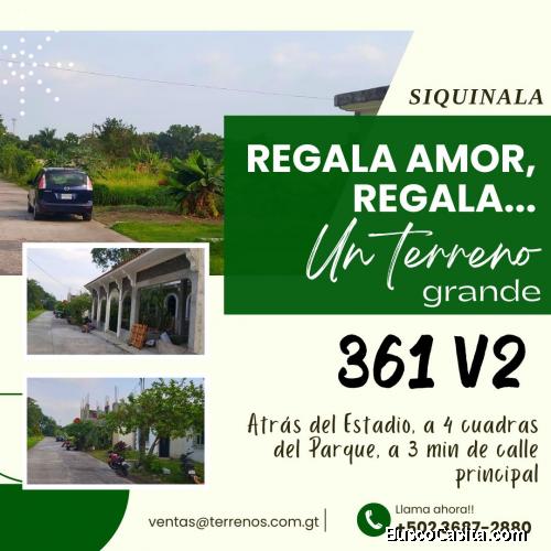 Deja de pagar alquiler e invierte en Siquinala