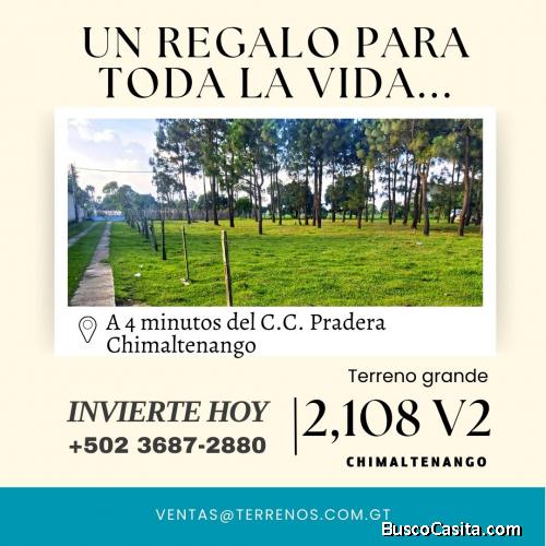 Obtén tu terreno grande en Chimaltenango, hoy!!