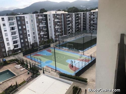 ALQUILO APARTAMENTO PARQUE 7. AMUEBLADO. FINAL CALZADA ROOSEVELT. 8vo. NIVEL