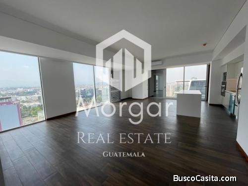 APARTAMENTO AMPLIO Y MODERNO EN ALQUILER EN ZONA 10 DE DOS HABITACIONES