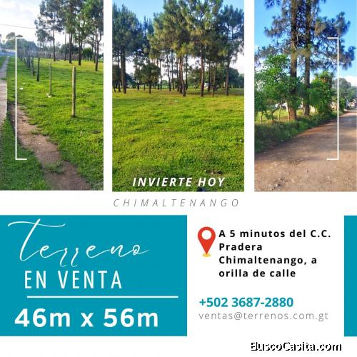 Llama ya e invierte tu dinero en Chimaltenango