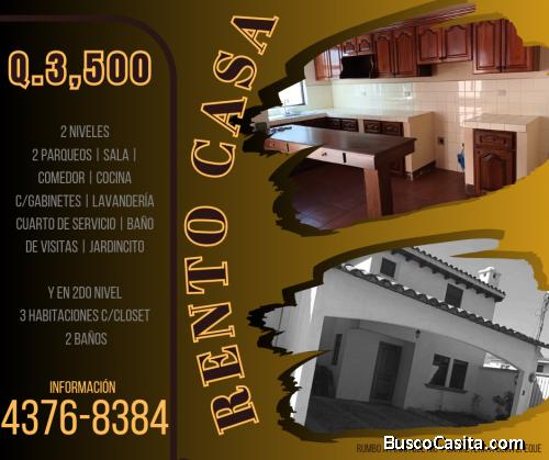 CASA EN ALQUILER EN XELA 