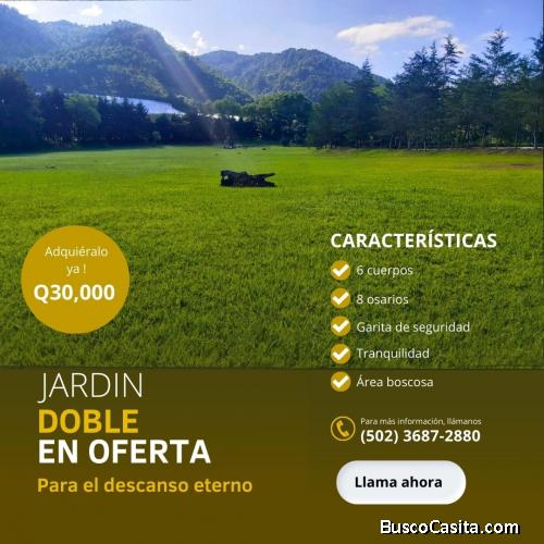 SAN JOSE PINULA, jardin a excelente precio