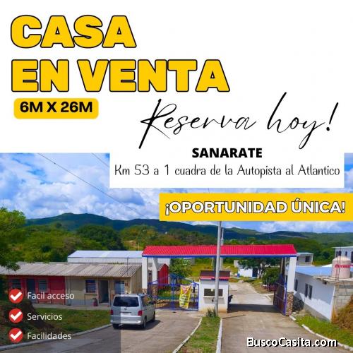 Ultimas casas en Sanarate, 5 habitaciones