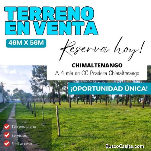 Terreno grande a orilla de carretera en Chimaltenango