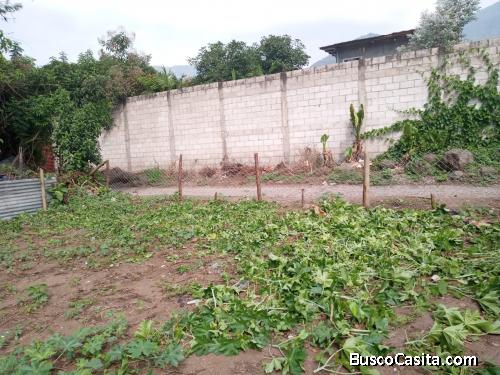 Lote urbanizado Colonia El Pedregal Amatitlán