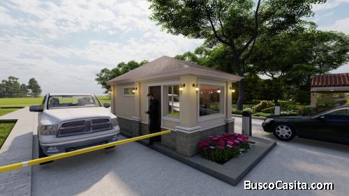 Terreno en venta dentro de residencial en Villa Canales