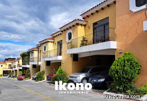 RENTA DE LINDA CASA DE 3 HABITACIONES, SECTOR EL ENCINAL, Z.7 MIXCO