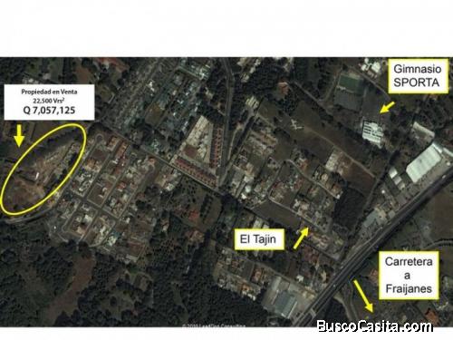 Se Vende Terreno Con 22500 V2 En Santa Catarina Pinula; Idi: 122384