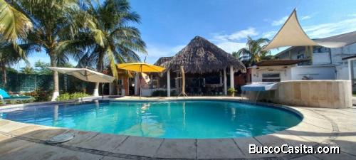 Casa Vacacional En Venta En Monterrico Ocret; Idi: 129202