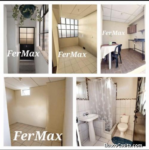 Se ALQUILA Estudio-apartamento en zona 4 de Mixco,  Monserrat 