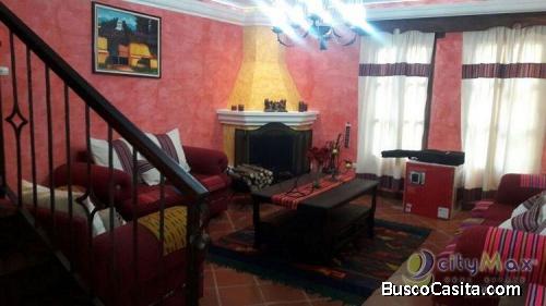 Renta Hermosa Residencia Amueblada En Jocotenango; Idi: 83853
