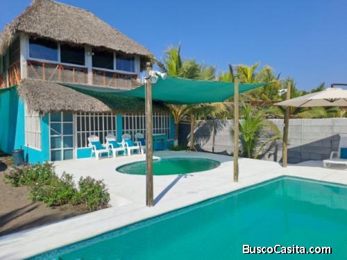 Casa De Playa En Venta Monterrico, Taxisco, Santa Rosa; Idi: 135451