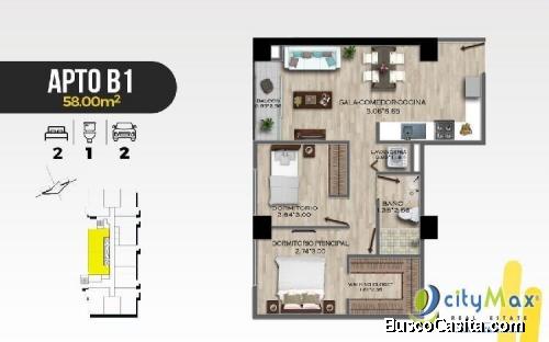 Apartamento En Pre Venta Zona 11 Vertical Once; Idi: 108904