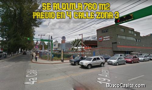 PREDIO COMERCIAL 4 CALLE ZONA 3, A METROS DE PAIZ