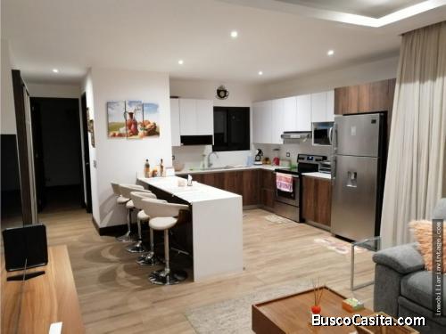 Apartamento semi amueblado z 10 en venta