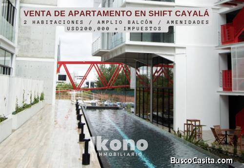 VENTA APARTAMENTO 2 HABITACIONES, SHIFT CAYALÁ, ZONA 16