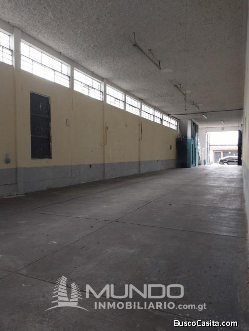 BODEGA EN RENTA ZONA 2 MIXCO EL TESORO