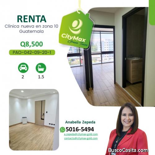Clínica nueva en renta en zona 10 Guatemala