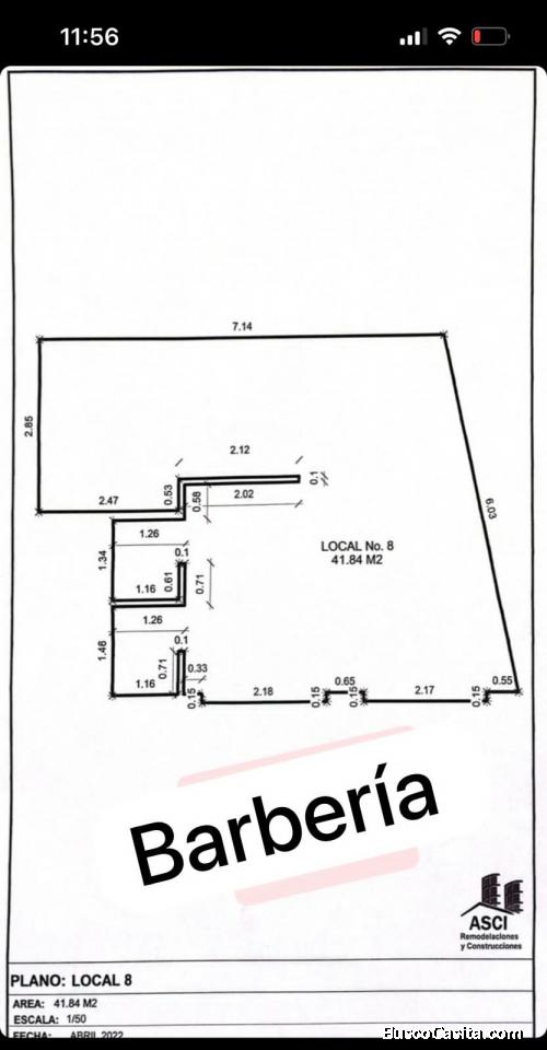 LOCAL COMERCIAL EN RENTA CERCA DE CALZ ROOSVELT Z7