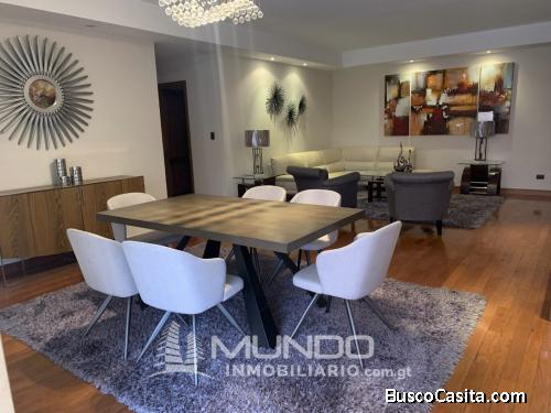 APARTAMENTO AMOBLADO EN RENTA ZONA 14MUNDO INMOBILIARIO