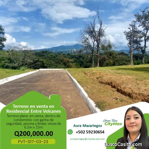 Terreno en venta en residencial Vista a los Volcanes a pocos minutos de #Chimaltenango 