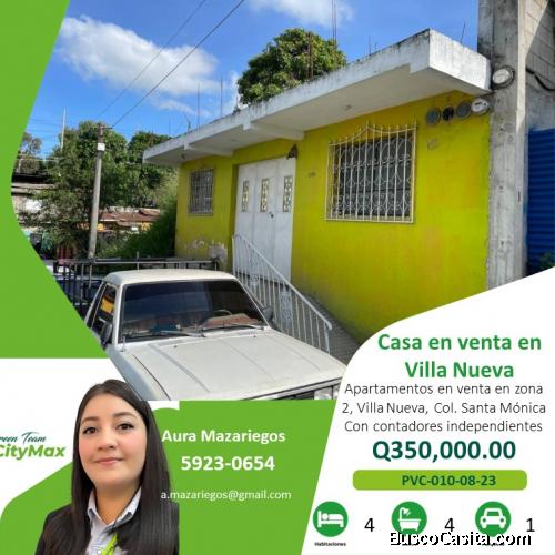 Casa de apartamentos en venta en zona 2 de #VillaNueva Guatemala
