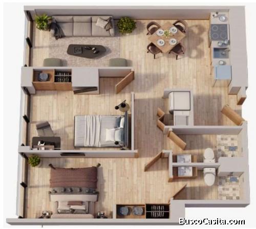 Apartamento en venta en viaggio muxbal