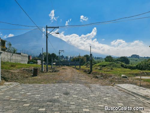 TERRENOS EN VENTA CON EXCELENTE VISTA A LOS VOLCANES 