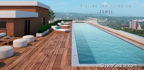 Zona 10 Apartamento En Venta Con Jardin 3 Dormitorios; Idi: 101077