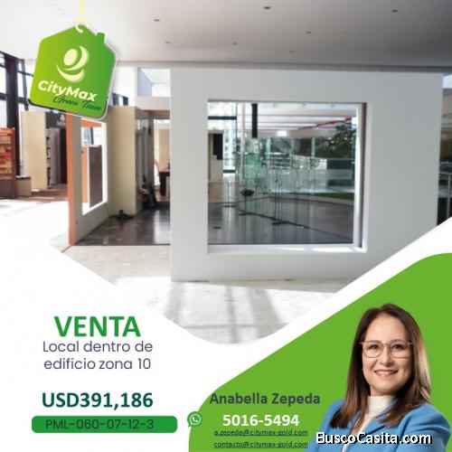 Vendo Local  en Zona 10 Design Center