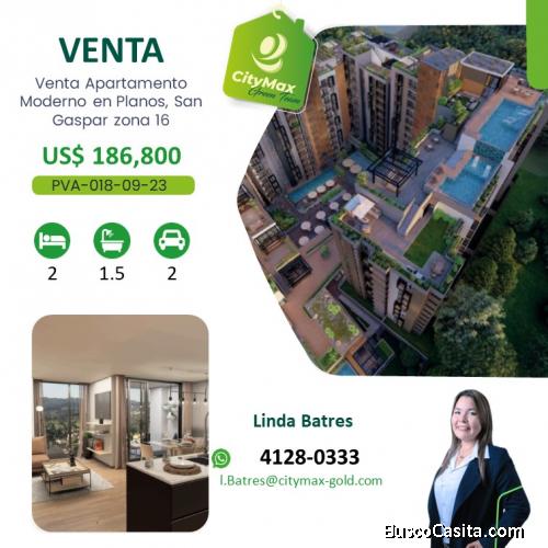 EN PREVENTA- Exclusivo Apartamento en San Gaspar zona 16