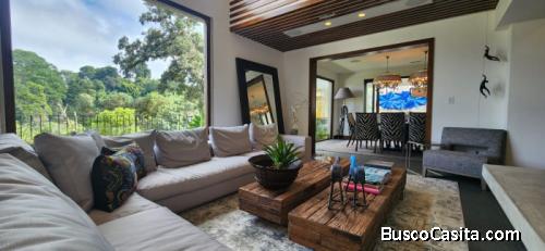 Elegante Residencia En Condominio De Muxbal Guatemala; Idi: 139355