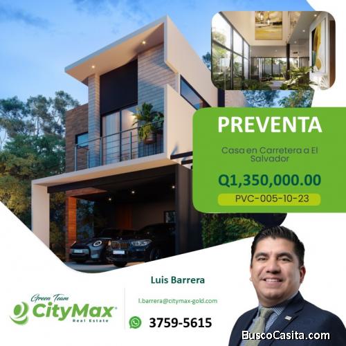 Casa en preventa en Carretera a El Salvador