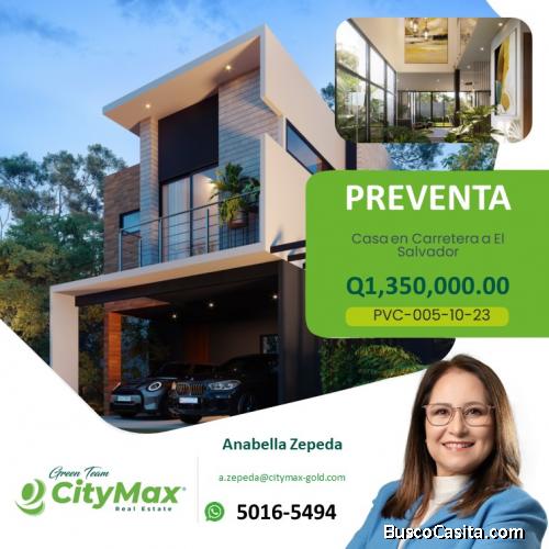 Casa en preventa en Carretera a El Salvador